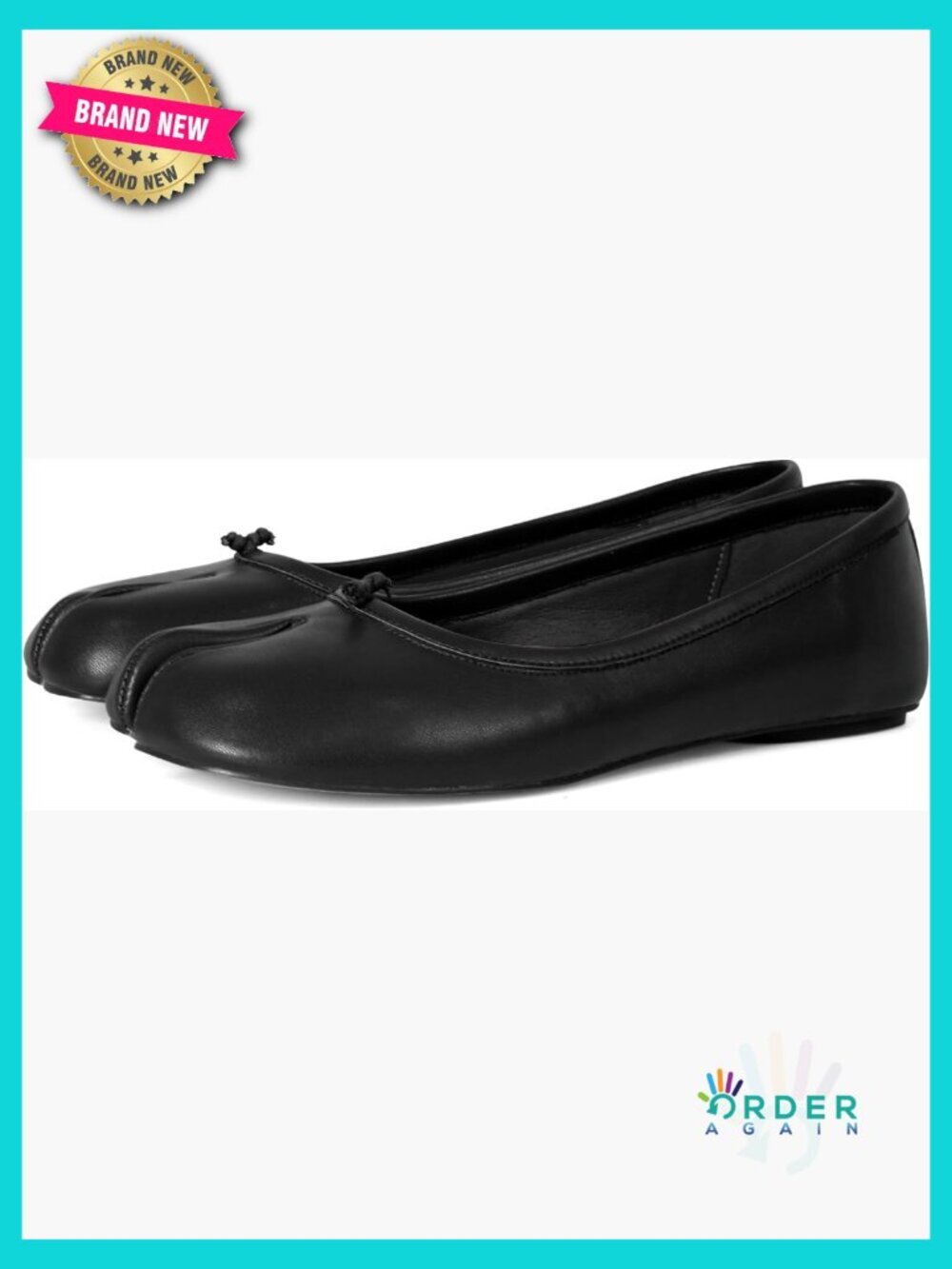 Tabi Ballet Flats Womens Split Toe Rounde Toe Low Heel Comfortable Wide Width